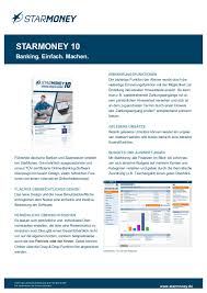 Was hat sich seit einführung der psd2 in der starmoney app geändert? Starmoney 10 Produktdatenblatt Kurz