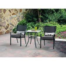 Mainstays Alexandra Square 3 Piece Outdoor Bistro Set Walmart Com In 2020 Outdoor Bistro Set Outdoor Patio Furniture Sets Outdoor Patio Table
