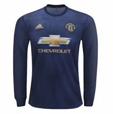 Buy Manchester United Replica 3rd Kit Long Sleeve Football Jersey Shirt 2018 19 Navy Blue 3rd Kit Polyester Online At Jamboshop Com Let everyone know which team you support with a manchester united jersey in home or away colors. manchester united replica 3rd kit long sleeve football jersey shirt 2018 19 navy blue 3rd kit polyester