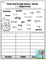 January No Prep Packets Nouns Verbs Adjectives Nouns And Verbs Nouns And Verbs Worksheets