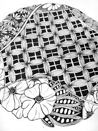 Here are my choice of basic zentangle patterns step by step to try with kids. Floral Zentangle Pattern Artwork Tutorial