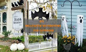 Build a few of these fence pieces to make a want a cute and easy way to decorate your front yard for halloween? 30 Diy Halloween Decorations For Outside Of Your Home