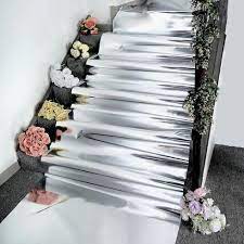 3ft X 65ft Silver Mirrored Floor Wedding Aisle Runner Wedding Carpet For Party Aisle Runner Wedding Wedding Aisle Wedding
