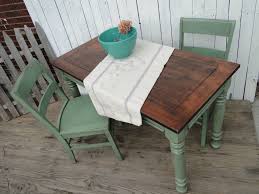 Pin By Modern Vintage On Painted Furniture Inspiration Farmhouse Table Chairs Kids Table And Chairs Table And Chairs