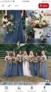 Steel Blue And Burgundy Maroonwedding Slate Blue Bridesmaid Dresses Blue Bridesmaid Dresses Fall Fall Bridesmaid Dresses