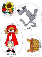 She's super cute and super easy, perfect for younger artists. Little Red Riding Hood Activities