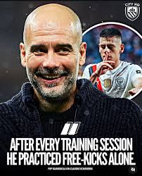 Pep Guardiola: “I'll tell you a secret: last season when Claudio  [Echeverri] arrived, after every training session
