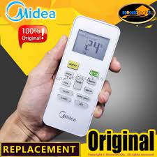 Before installing the remote controller, check that the air conditioner receives the signals properly. Original Midea Air Conditioner Remote Control