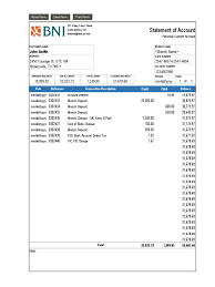 Most banks today offer online banking for both deposit and credit card accounts. Bank Statement Template 3 Templatelab Transaction Account Banks