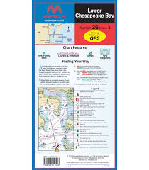 Maptech Lower Chesapeake Bay Waterproof Chart 3rd Edition 2016