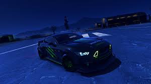 Black ford mustang, dark, car, vehicle, ford, ford mustang, hd wallpaper. Nfs Payback Mustang Monster Energy Themed Night Monster Energy Mustang Payback
