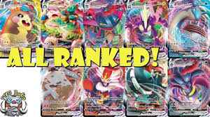 This set is the fourth subset of the pokémon sword & shield tcg series and features around 190 new and old cards as well as 127 shiny pokémon cards. Ranking All The Pokemon Vmax Cards Youtube