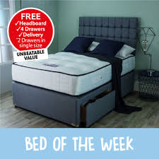 Check spelling or type a new query. United Carpets And Beds Bed Of The Week Our Duchess Pocket Divan Set Comes With Free Headboard Drawers And Delivery With 1000 Pocket Springs Inside The Mattress This Divan