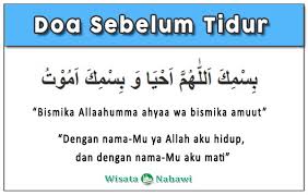 Doa Sebelum Tidur Bacaan Arab Latin Arti Dan Maknanya