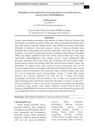 Karena pada akhirnya seperti bagian pertambangan, semua itu lama kelamaan akan habis. Pdf Penerapan Dan Pemanfaatan Hak Kekayaan Intelektual Bagi Startup Di Indonesia