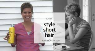 Having short hair creates the appearance of thicker hair and there are many types of hairstyles to choose from. How To Style Short Hair A Video Tutorial Andrea Dekker