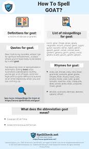 How can i improve my vocabulary and retention? How To Spell Goat And How To Misspell It Too Spellcheck Net