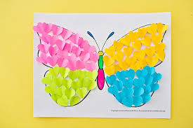 Watch the video below for a step by step guide on how to make this simple butterfly craft with our template. Butterfly Paper Heart Craft Hello Wonderful