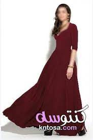 فساتين سهرة باللون الاحمر الغامق fashion style formal