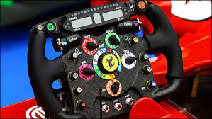 Ferrari engineer john barnard was the first to introduce semiautomatic sequential gearbox 1989 in the ferrari 640, first time driven in brazilian gp by nigel mensel. F1 Technique The Steering Wheels Of The 2013 Formula 1 Cars Photos Auto123 Com