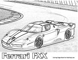 Ferrari Fxx Coloring Pages Download Cars Coloring Pages Ferrari Fxx Race Car Coloring Pages