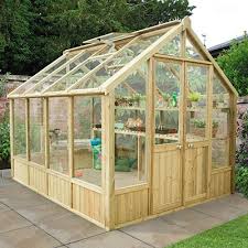 Rowlinson 4 x 2ft small brown wooden mini greenhouse with poycarbonate panels & lifting lid (0) £280. 5 Of The Best Wooden Greenhouses For Sale The Shedstore Blog