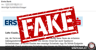 1.8k views · july 5. Vorsicht E Mail Mit Sicherheits App Der Ersten Bank Sparkasse Ist Ein Fake