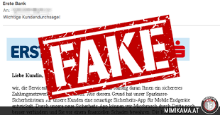 Login page for sparkasse erste bank login is presented below. Vorsicht E Mail Mit Sicherheits App Der Ersten Bank Sparkasse Ist Ein Fake