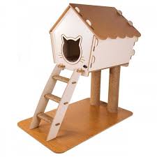 Patihomes Merdivenli Kedi Evi