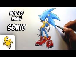 How To Draw Sonic The Hedgehog Drawing Tutorial Drawing Tutorial How To Draw Sonic Hedgehog Drawing