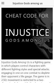 Gods among us para playstation 3. Cheat Code For Injustice Gods Among Us For Android Apk Download