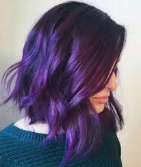 36 Ideas Hair Color Crazy Short Shoulder Length Short Purple Hair Purple Ombre Hair Cool Hair Color