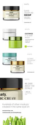 Cosmetic Cream Jar Mockup In 2020 Jar Cream Cosmetics