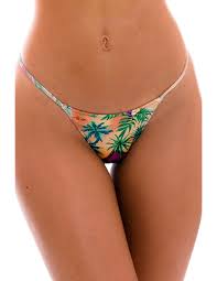 Colorful Tropical Cheeky Brazilian Bikini Bottom Bottom Sunset Cheeky-Fixa  - Brand Rio de Sol