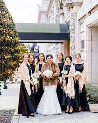 Winter wedding bridesmaids dresses can come in a range of styles and designs. Black Bridesmaid Dresses Archives Fabmood Wedding Colors Wedding Themes Wedding Color Palettes