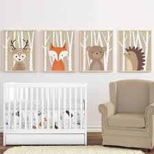 Woodland Nursery Decor Woodland Animals Wall Art Forest Etsy Nursery Decor Woodland Animals Woodland Nursery Decor Baby Boy Rooms