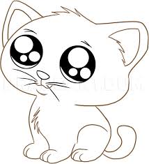Please watch the above video for easy stepshere is very easy cat drawing tutorial.these cat drawing here is very easy cat drawing tutorial. How To Draw An Anime Cartoon Kitty Step By Step Drawing Guide By Dawn Dragoart Com
