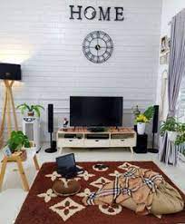 Cat dinding dengan warna putih. 250 Ide Ruang Tamu Minimalis Ruang Tamu Ide Dekorasi Rumah Interior