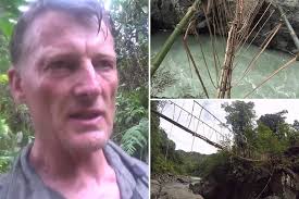 Brit explorer Benedict Allen filmed hacking through Papua New Guinea jungle  in final footage before he disappeared