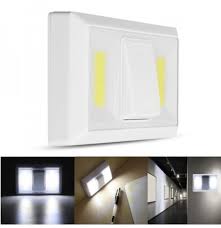 Led night light, kasonic 200 lumen cordless cob led light switch, under cabinet, shelf, closet, garage, kitchen, stairwell and more, battery operated (4 pack) 4.5 out of 5 stars. Battery Operated Wireless Cob Led Night Light Super Bright Switch Lamp For Cabinet Closet Garage