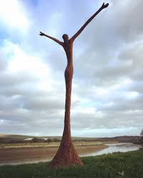 Iron Resin Sculpture By Sculptor Jeremy Moulsdale Titled Yes Ii Contemporary Stick Man Garden Scul Outdoor Sculpture Modern Sculpture Abstract Sculpture