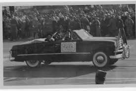 Virginia Governor and Mrs. William M. Tuck in 1949 Inaugural Parade