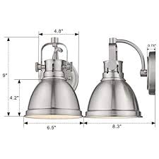 Farm sink and steel gray cabinets in a cottage kitchen designed with a brushed nickel gooseneck faucet and black leather granite countertops. Emliviar Modern Industrial Bathroom Vanity Wall Sconce Light Brushed Nickel Finish With Metal Shade 4053s Farmhouse Goals