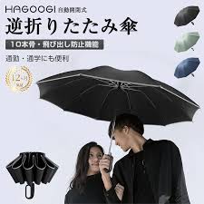 自動 開閉 折りたたみ 傘 晴雨 兼用