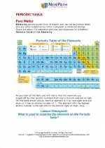 Periodic table worksheets 6th grade image collections periodic from periodic table worksheet answer key , source: Elements And The Periodic Table 7th Grade Science Worksheets And Answer Key Study Guides And Vocabulary Sets Washington State K 12 Learning Standards And Guidelines