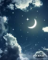Beautiful full moon in a sky full of clouds. Beautiful Moon And Stars Amazing Night Sky Theme Makes This A Perfect Trendy Wide Ruled Blank Lined Notebook For Home Work Or School Beautiful Blank Lined Notebook Band 1 Press New Nomads