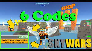 Children (and adults) download and install the roblox application for computers, video games gaming consoles, mobile phones or tablets and also utilize it to browse. Skywars All 6 New Working Codes 2020 Roblox Youtube