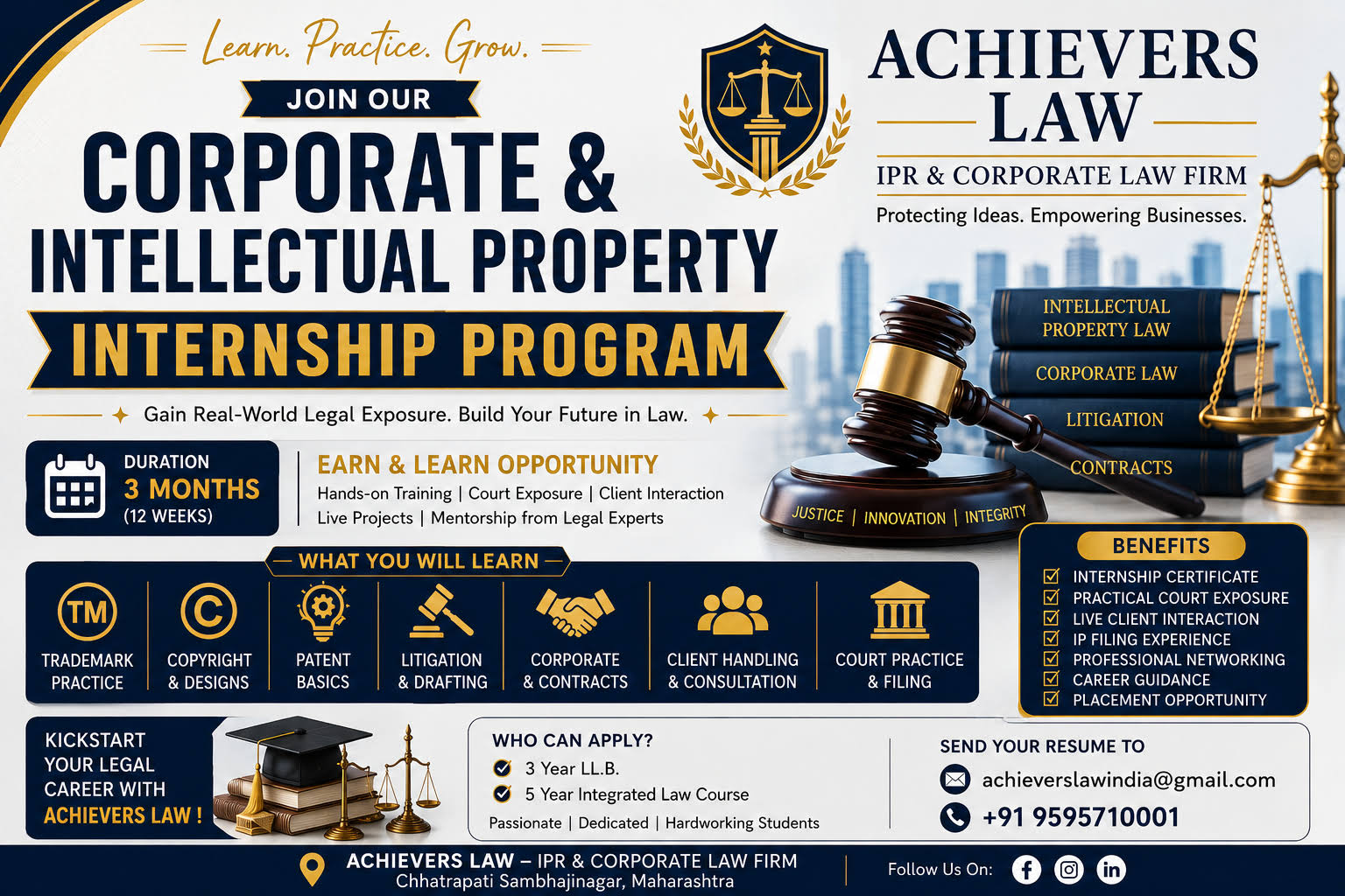Corporate & Intellectual Property Internship Progra product image