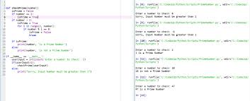 Be aware that if you feed. Program To Check Whether The Number Is Prime Or Not Python Codez Up