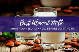 almond milks